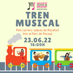 Cartel Tren musical 2022